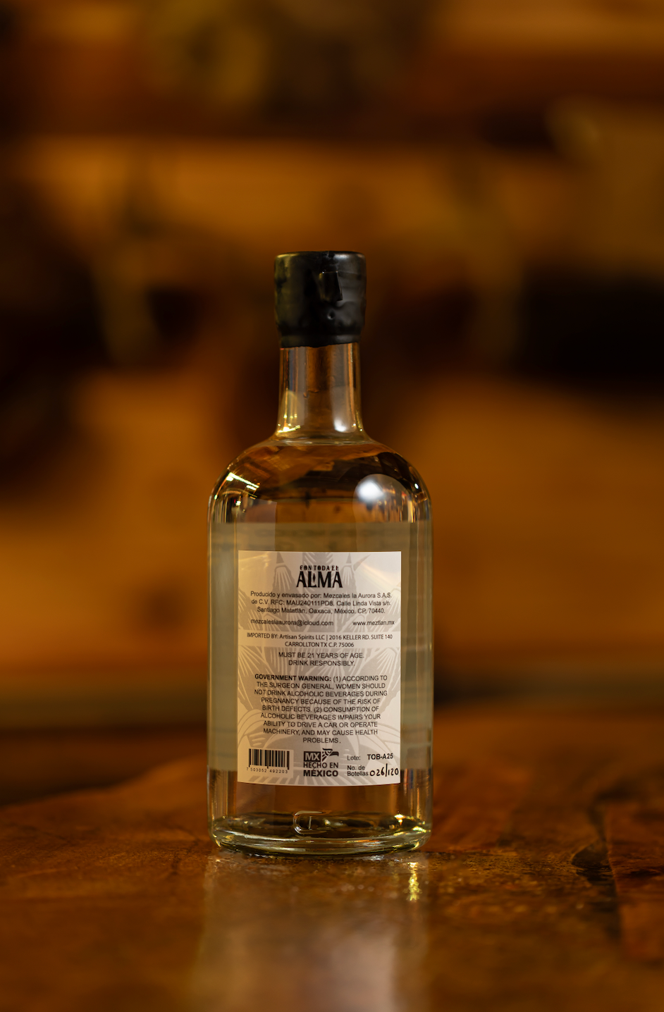 Con Toda El Alma, Mezcal Tobala