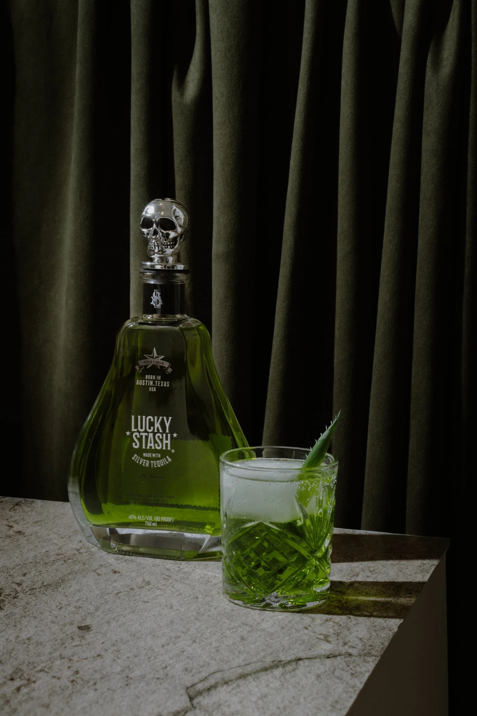 Lucky Stash Tequila Liqueur, High Proof